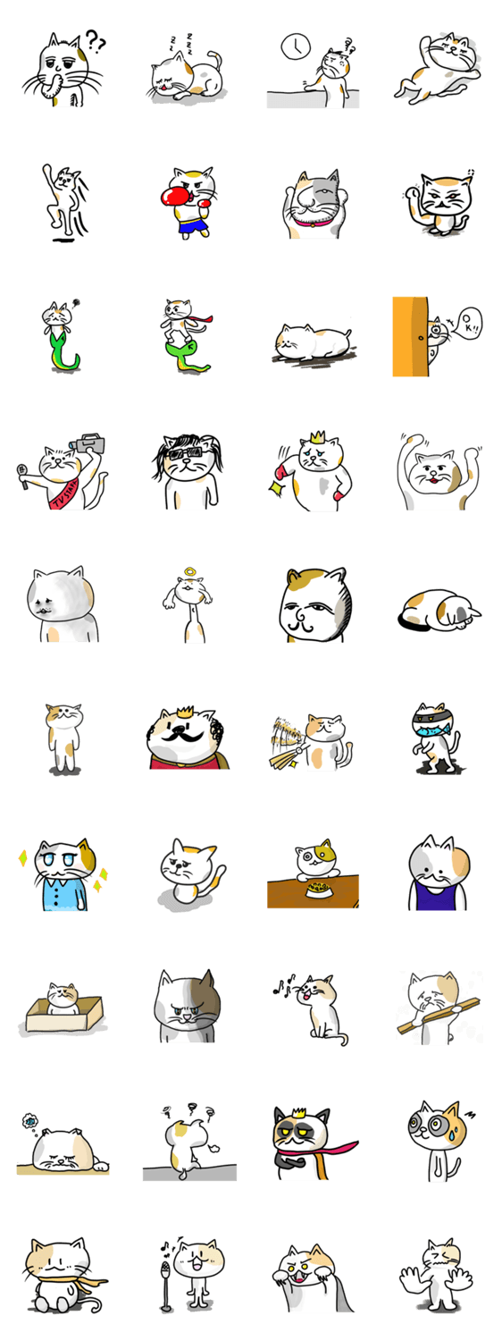 可愛い三毛猫さんワールド！