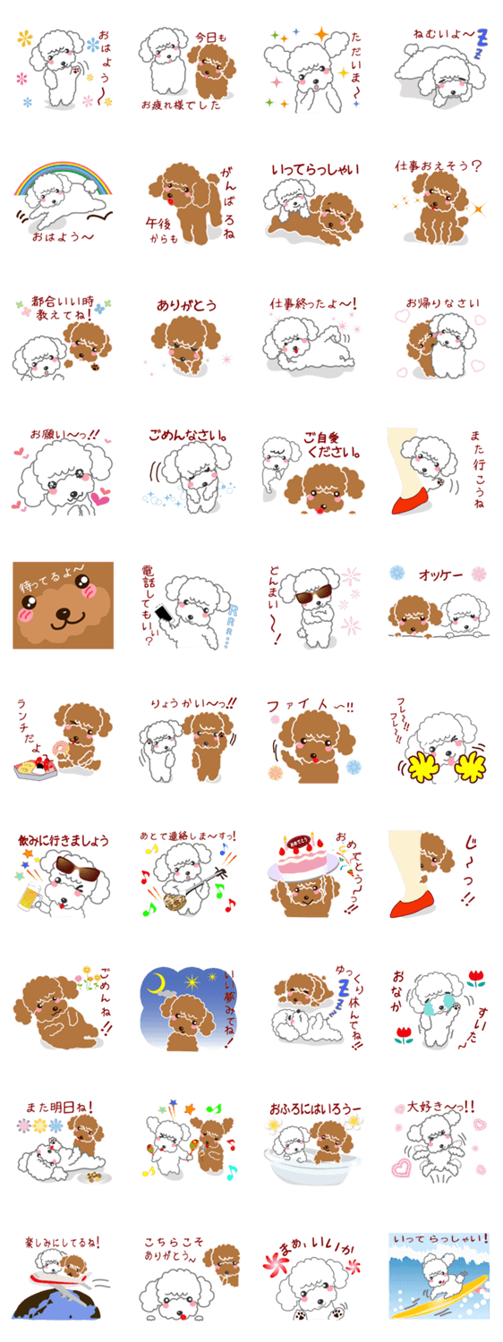 可愛いね～プードル！